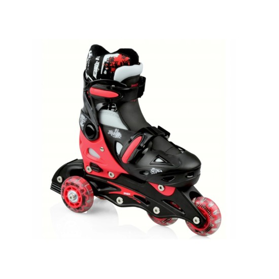 Riedučiai 3in1 Raven Singer Black/Red 37-40